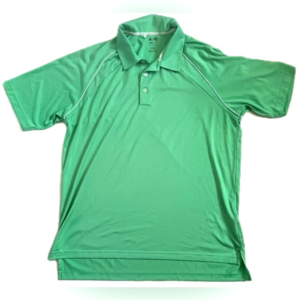 ADIDAS Climacool Golf Polo Shirt MINT GREEN Men’s LARGE RN: 88387
